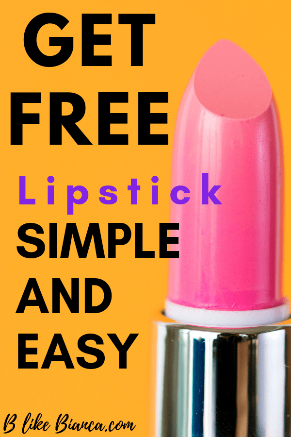free lipstick